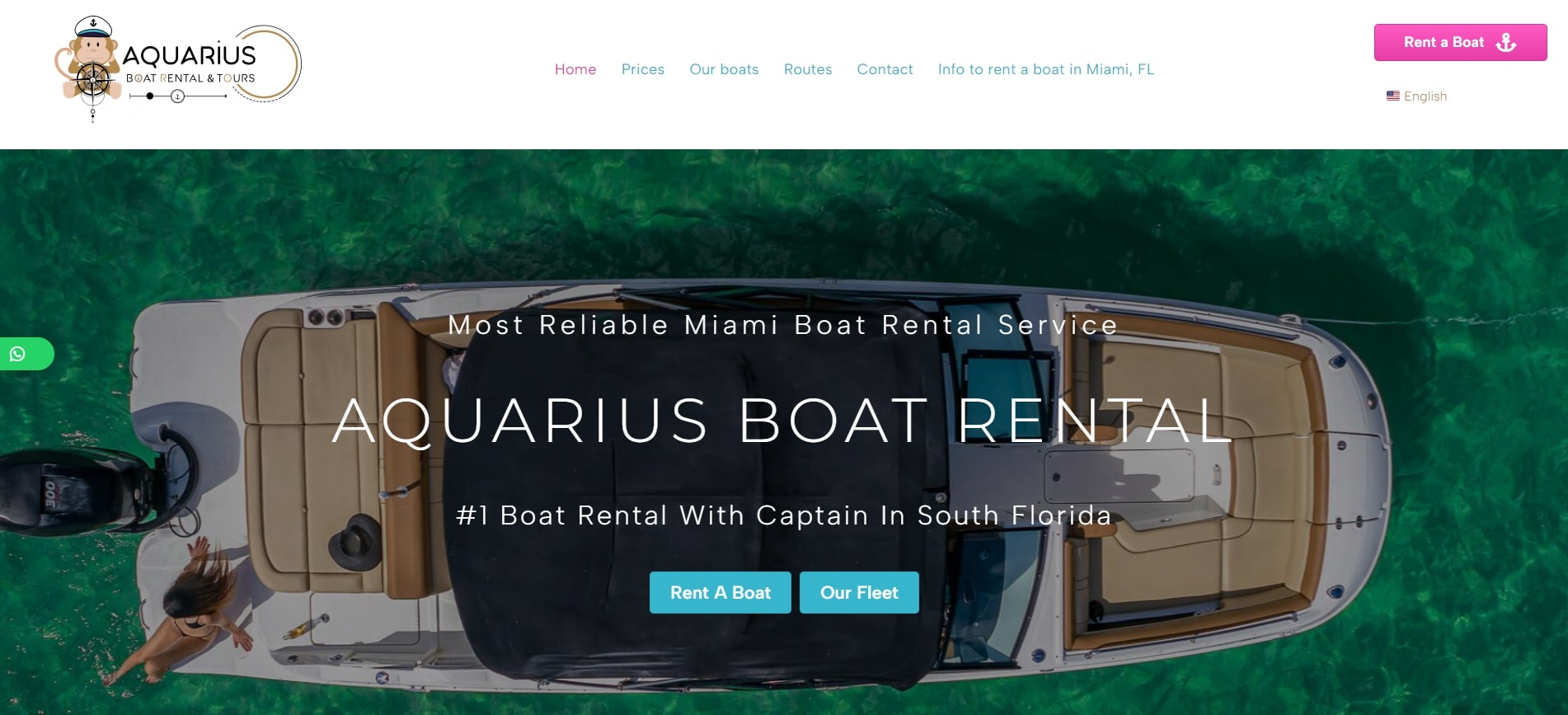 Marketing Ingenious Aquarius Project Website